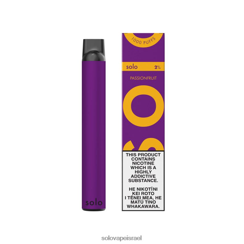 Solo ואפי חד פעמי פסיפלורה D6H0H814 - Solo Vape Review