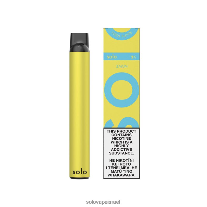 Solo ואפי חד פעמי לִימוֹן D6H0H815 - Solo Vape Israel