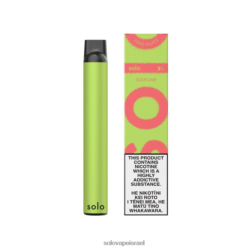 Solo ואפי חד פעמי ליים חמוץ D6H0H818 - Solo Vape לִקְנוֹת