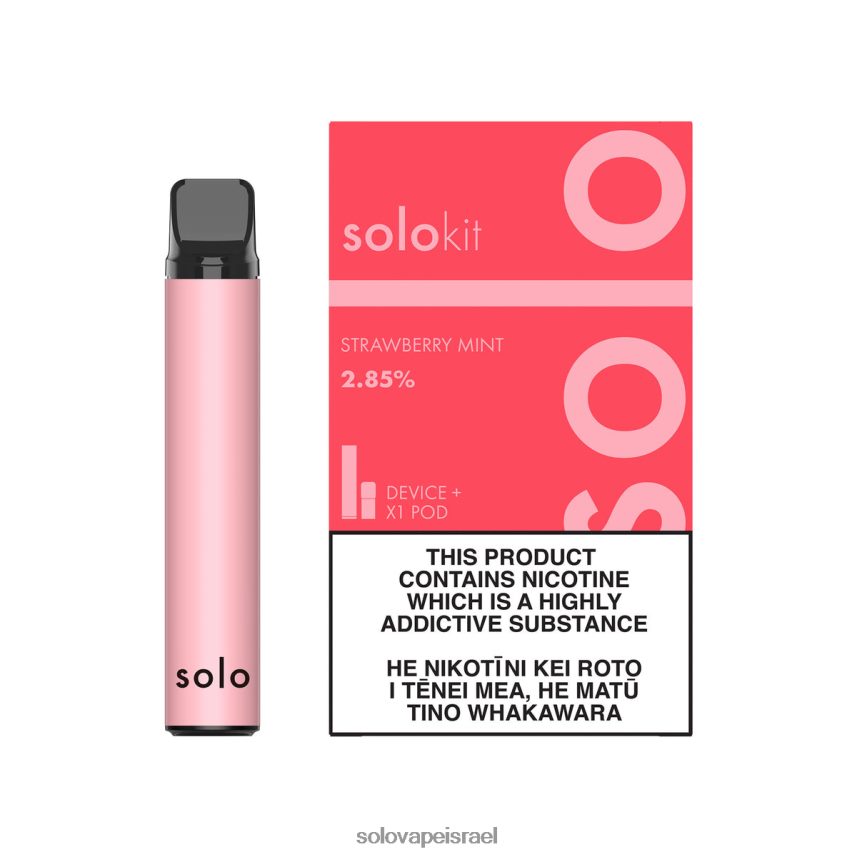 Solo ערכת תרמילים מנטה תות D6H0H841 - Solo Vape Flavours