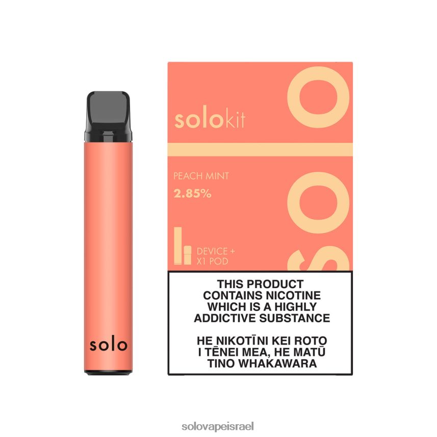Solo ערכת תרמילים נענע אפרסק D6H0H844 - Solo Plus Vape Price