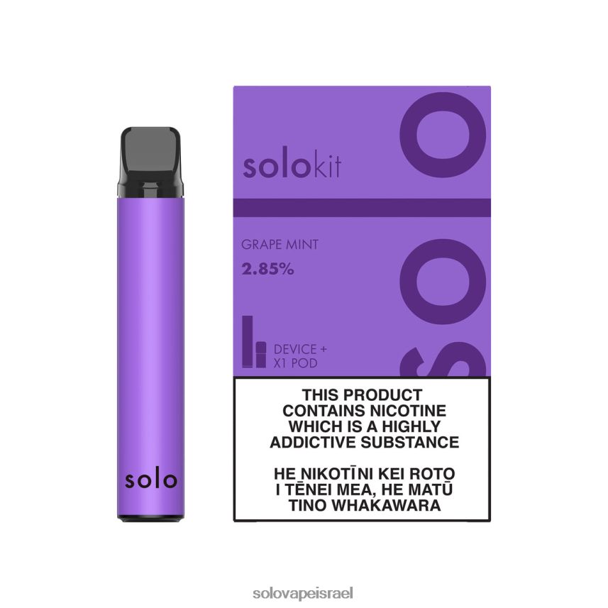 Solo ערכת תרמילים מנטה ענבים D6H0H845 - Solo Vape מְחִיר