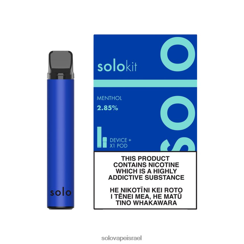 Solo ערכת תרמילים מֶנתוֹל D6H0H847 - Solo Vape באינטרנט