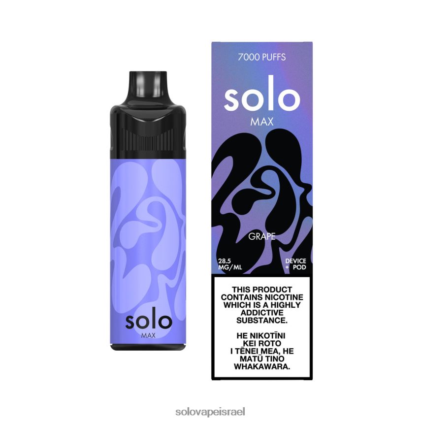 Solo MAX ערכת תרמילים עַנָב D6H0H867 - Solo Vape לִקְנוֹת