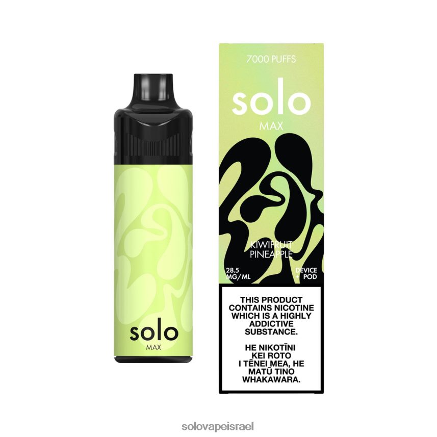 Solo MAX ערכת תרמילים אננס קיווי D6H0H868 - Solo Vape באינטרנט
