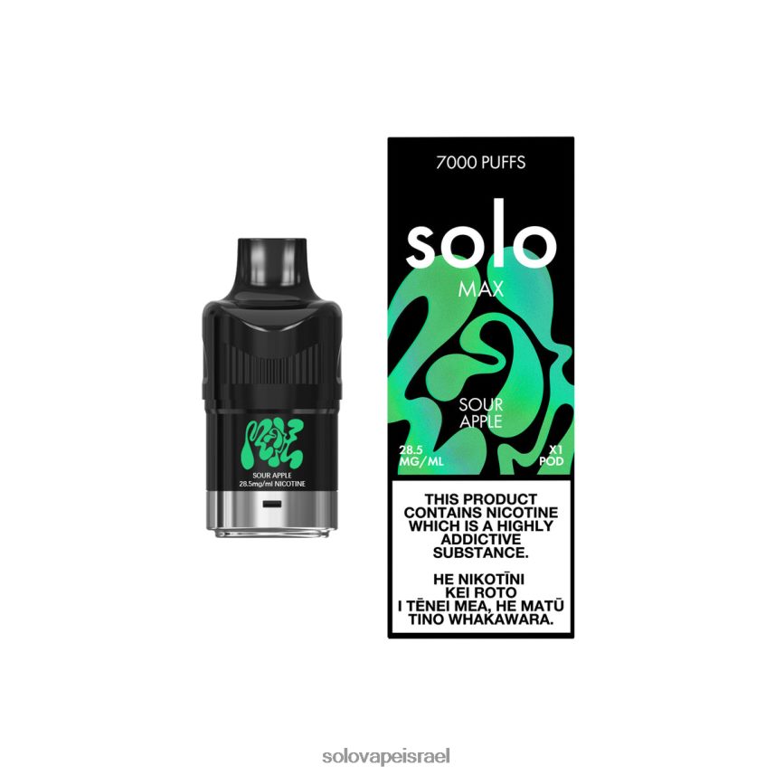 Solo MAX תַרמִיל תפוח חמוץ D6H0H880 - Solo Vape מְחִיר