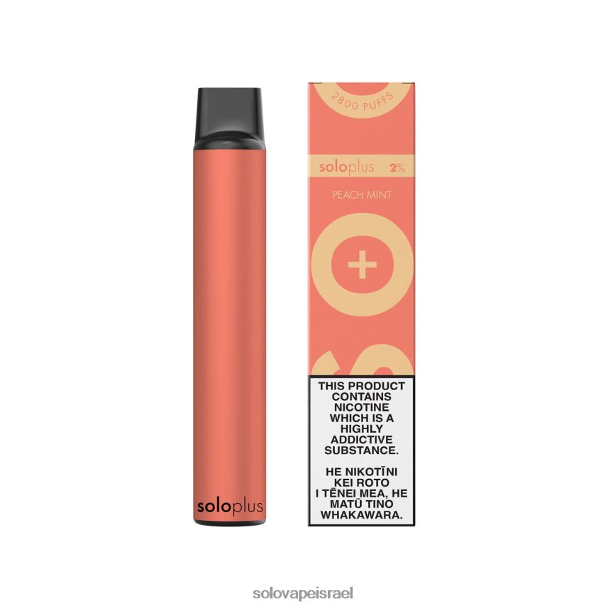 Solo Plus ואפי חד פעמי נענע אפרסק D6H0H823 - Solo Plus Vape Price